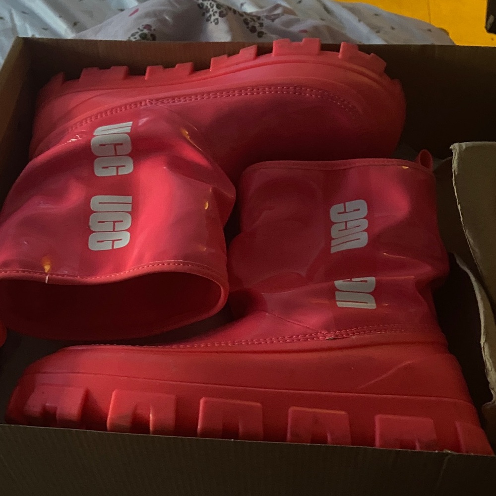 UGG Vibrant Pink Waterproof Boots